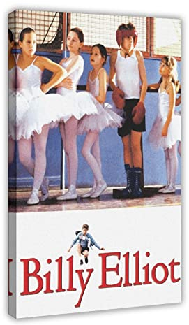 HDTS Klassischer Filmposter Billy Elliot, Leinwand, Wandkunst, Dekoration, Bild für Wohnzimmer, Schlafzimmer, Dekorationsrahmen: 60 x 90 cm
