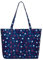 Dedoles Große Strandtasche Damen Schwimmbad Badetasche viele lustige Designs Zitronen Kokosnuss Sommer Meer Wasserabweisend Tasche, Farbe: Strand, Küste und Hafen