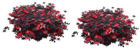 Abaodam 6 Sets Halloween Paper Scrap Halloween Spider Confetti Halloween Confetti Bulk Witch Confetti Halloween Sequin Scary Halloween Decorations Trick Joke Toys Pumpkin Scatter Plastic