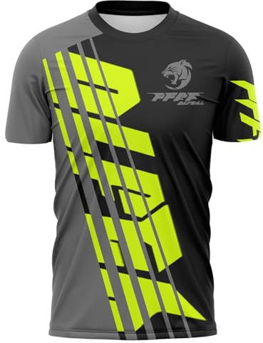 MTB Trikot,Herren Radtrikot Fahrradtrikot Kurze, Motocross | MX MTB Mountainbike,Shirt Downhill Fahrrad Jersey Schnelltrocknend (Grau,XXL)