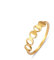 Amaxer Mondphasenring für Frauen Edelstahl Halbmond Mondphase Hexe Amulett Schmuck Fingerring für Mädchen, Edelstahl, Kristall