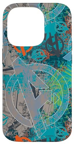 Hülle für iPhone 14 Pro Marvel Avengers Black Widow und Iron Man Comicbuch