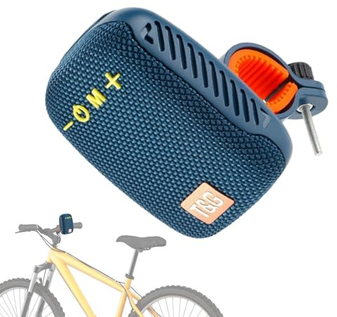 Radio Vélo, Enceinte Vélo, Radio avec Haut-Parleur 500mAh pour Guidon, Haut-Parleur Compact Enceintes Stéréo Extérieures Radios