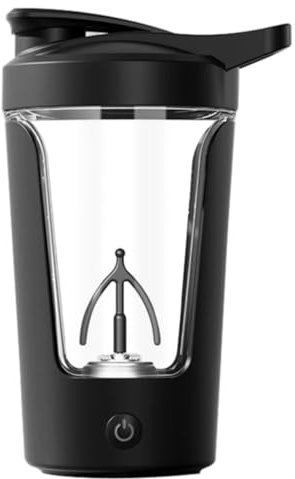 Panlouting Électrique Protéines Shaker Bouteille | 450ML | Rechargeable USB | Tritan sans BPA | Incassable | Tasse de Mixage Portable | Mélange Automatique