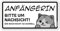 Fahrzeug-Aufkleber Anfänger Katze SW I 20 x 10 cm I Fahranfänger I kfz774