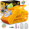 Bombble Automatische Seifenblasenmaschine, Bubble Machine 20000+ Blasen/Min mit Seifenblasenwasser/26 Löchers/2 Blasengeschwindigkeit/Licht, Geschenk für Kinder Hochzeit/Geburtstag/Bühne/Party