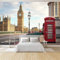 Fototapete Blick Auf Den Big Ben In London 300x210 cm Wandtapete, Vliestapete Fotoposter Wandbild, Moderne Wanddeko, für Schlafzimmer Wohnzimmer Kinderzimmer, Panorama 3D Effekt