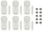 Shackcom 6pcs Allarme per Porte e Finestre 120dB Wireless Magnetico Allarme Antifurto Sistema Sensori di Sicurezza Domestica con Batteria per i Negozi di Home Office