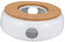 Ciieeo 1 Pc Horno Tetera portátil Calentador de té doméstico Jarra de café aislada Vela del Calentador de té Salon Office Calentador de té de cerámica Calentador de Tetera Madera