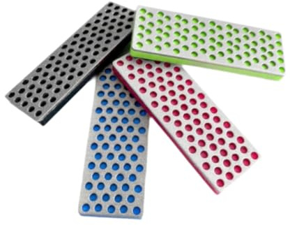 QSTDGVPW 4Pcs Snowboard Diamond Edge File Snow Board Tuning Kit Ski Sharpening Stone for Deburring