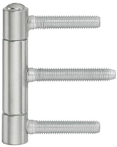 cyclingcolors Rahmenteil Türbänder Tür für gefälzte Innentüren bis 60 kg, 15 mm verzinkter Stahl