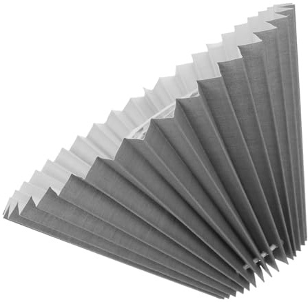 BAZEITFLOW Lampenschirm für Tischlampen mit Retro Design Abnehmbar und Langlebig Plissierter aus Stoff und Pvc Kleiner für Schlafzimmer und Wohnzimmer