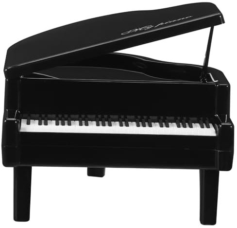 MAGICLULU Mini Klavier Modell Ornament Kreatives Klavier Deko Foto Requisite Schwarzes Für Wohnraumdekoration Und Geschenke