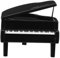 MAGICLULU Klavier Mini Ornamente Stütze Dekorationen Für Dekorativ Sammelbar Desktop-ornament Musikinstrument-ornament Desktop-piano-ornament Wohndekoration Wohnkultur Abs Black