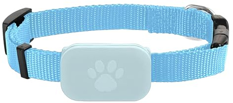JIEBWCHA GPS-Halsband für Katzen, 1,5 x 28 x 39 cm, GPS für Welpen mit verstellbarem Halsband, globale Positionierung, wasserdicht, reißfest und robust, Zubehör für Sicherheit und Schutz für Katzen