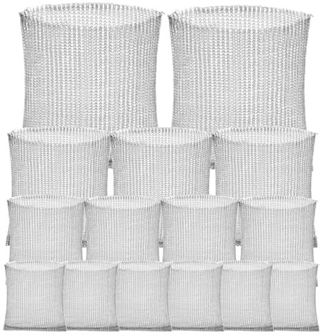 Gopher Körbe – 15 Stück Edelstahl-Mesh-Wurzelschutz | Pflanzenwurzelschutz Käfige | für Garten, Bäume, Gemüse, Blumenzwiebeln, Sträucher, Wurzelsysteme, Outdoor, Hof, Rasen, Vogel, Tierabwehr