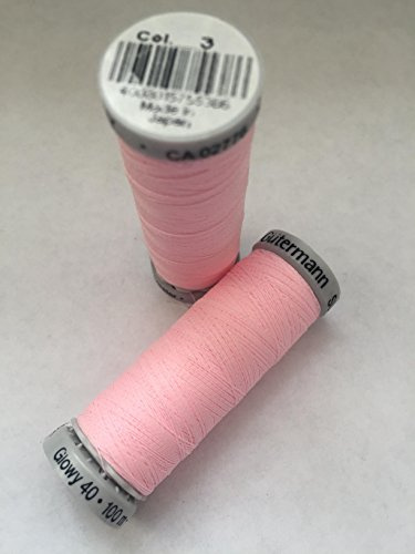 Gutermann Glowy Thread 100m Col.3 Pink - Glow In The Dark Thread