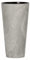Prosperplast Tubus Slim Effect de plástico CON depósito en color Cemento, 47,6 (alto) x 25 (ancho) x 25 (profundo) cms