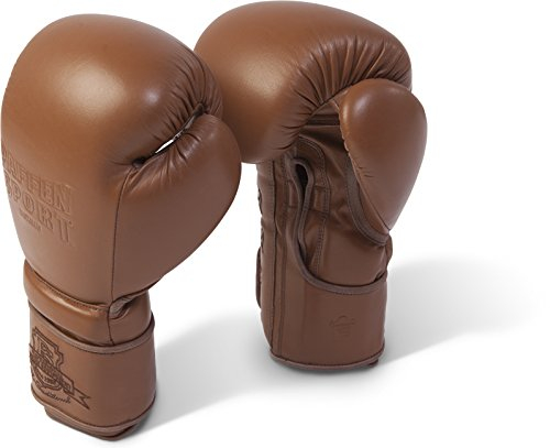 Paffen Sport The Traditional Boxhandschuhe für das Sparring; braun; 12UZ