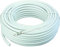 Schwaiger Koaxial-Installationskabel (50 m, 4-Fach, 135dB) weiß