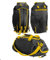 Reisetasche Rucksack Funktion Sporttasche Fitnestasche schwarz-gelb FA. Bowatex