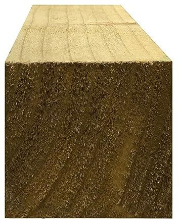 Ruby 3 x 3 (75mm) Pressure Treated Wooden Gate Fence Post 2.4m - Various Pack Sizes (8)