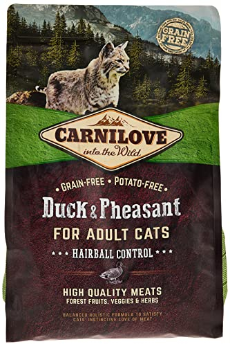 CARNILOVE Feline Pollo PATO FAISAN Hairball Control 2KG