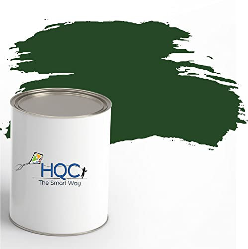 HQC Fence Paint and Garden Shed Paint 0.5L | Garden Paints | Furniture Paint | Wood Paint | Outdoor Paint | Garden Fence | Quick-Drying Paint | Protection Paint Racing Green
