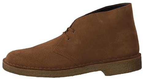 Clarks Desert Boot 261382, Mocassino Uomo, Cola Suede, 42 EU