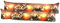 infactory Zugluftkissen: 2er-Set Zugluftstopper-Deko-Kissen, Kerzen-Motiv, 3 LEDs, 90 x 20 cm (Zugluftstopper Weihnachten, Tür Weihnachten, Türstopper)