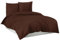 Mixibaby Bettwäsche Bettgarnitur Bettbezug 100% Baumwolle 135x200 155x220 200x200 200x220, Farbe:Braun, Größe:135 x 200 cm