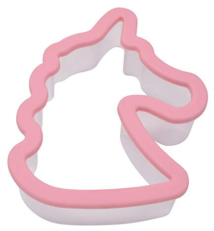 R & M International Ausstechform Einhorn, weicher Griff, Einheitsgröße, Pink