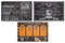 Set de Table lavables en Plastique American Vintage 44x28 cm, Sets de Table en PVC Fantasy American Breakfast (Lot de 3)