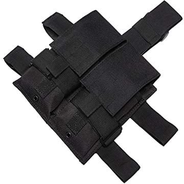 Maijia Wasserdichte taktische Beintasche für Herren, Mehrzweck-Oberschenkel-Taille, Bauchtasche, taktische Militär, Motorradfahrer, mehrere Taschen, Hüfttaschen, Reisen, Wandern, Radfahren, Schwarz ,
