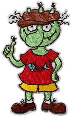 MQ 1619x Olchis © Applikationen, Bügelbild Patch Flicken, Olchis Schlammbad (16196 - Junge)