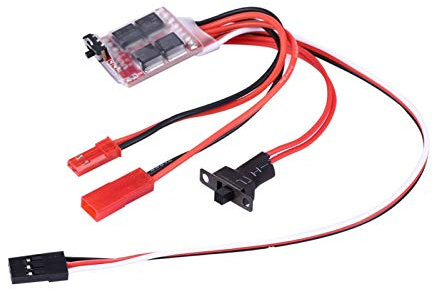 20A Contrôleur de Vitesse électronique ESC Brossé Contrôleur de Vitesse de Moteur étanche avec Frein pour Camion de Bateau de Voiture RC Electricmotor