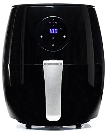 Family Care Freidora sin Aceite 3,5 Litros, Air Fryer, 1500W, 6 Programas, Pantalla LED Táctil, Tiempo y Temperatura regulable, Sin BPA/PFOA, Fácil Limpieza