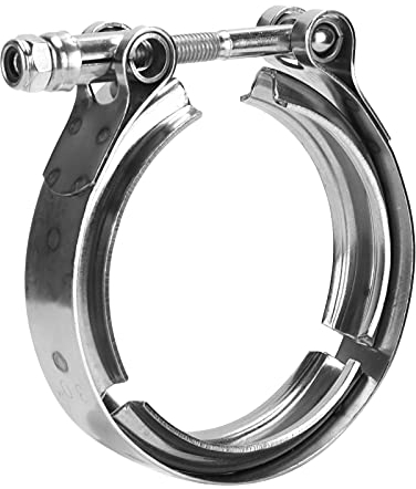 Auspuff V-Band Schelle, Universal 3 Zoll Edelstahl Auto V-Band Schelle Turbolader Auspuff Downpipe Zubehör Popular