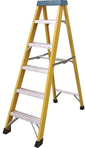 Deligo 6 Tread Fibreglass Step Ladder