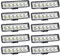 Willpower 10PCS Mini Led Arbeitsscheinwerfer Bar 6 Zoll 18W LED Scheinwerfer 12V 24V Spot Zusatzscheinwerfer Wasserdicht LED Light Bar für Auto Traktor Offroad SUV UTV ATV 4x4