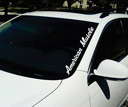 myrockshirt American Muscle 55 cm Muscle car Aufkleber JDM Tuning Sticker