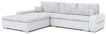 Sofini Ecksofa toronto240200_dostawa mit Schlaffunktion! Eckcouch mit Bettkästen! Best Ecksofa! Hit!! (Lawa 9+ Soft 17 Links), Länge: 240 cm, Breite: 200 cm, Höhe: 85 cm