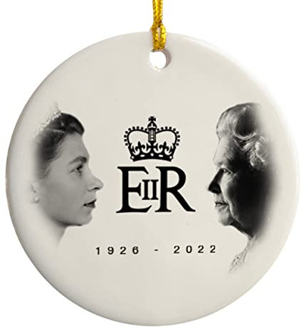 Queen Elizabeth II memorial faces Christmas Bauble - 1926-2022 Queen gift fro Christmas Perfect Keepsake Gift Too!