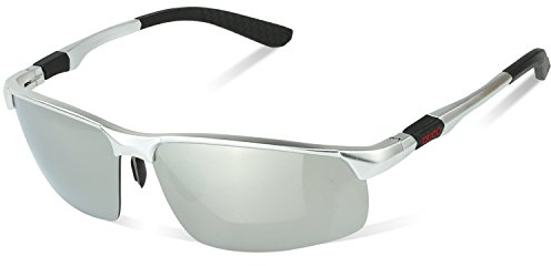 DUCO Herren Heiße Mode Driving Sonnenbrille Polarisierte Brille Sport Eyewear Angeln Golf mit Al-Mg Rahmen DC8188