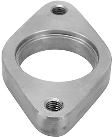 Flangia di Scarico 38mm in Acciaio Inox 2 Bulloni Esterno Flangia Wastegate Misura Universale per Auto Flangia di Scarico Diametro Interno del prodotto: 38mm / 1.5in