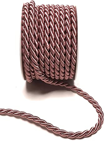 s.dekoda Kordel 10m x 6mm Altrosa Drehkordel Dekoband Kordelband Kordelschnur