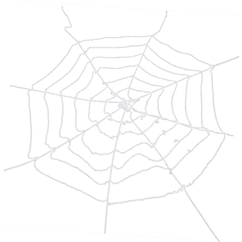 Halloween-Spinnennetz-Dekoration Aus Faden Wiederverwendbar Dehnbares Spinnennetz-zubehör Für Fenster Und Wände
