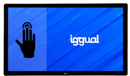 iggual Monitor Táctil Capacitivo 43 Protección IP65. - Full HD, (16:9) -LCD LED -Panel IPS - Windows, Android, Linux, Raspberry Pi -Conex: USB-A+VGA HDMI - Usos: Profesional/Industrial. (MTL430HS)