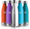 Grsta Gourde - Gourde Isotherme - 750ml - Bouteille Isotherme, Gourde Sport sans BPA, Gourde INOX Reutilisable, Bouteille d'eau pour Gym, école, Voyage