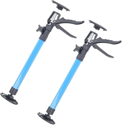 Herramienta Elevación Manual, 2 Piezas 50 A 115Cm Telescópico Gato Muebles con Poste Soporte para Instalar Gabinetes, Instalación Gabinetes Carpintería, Gato Brazo Que Ahorra Mano